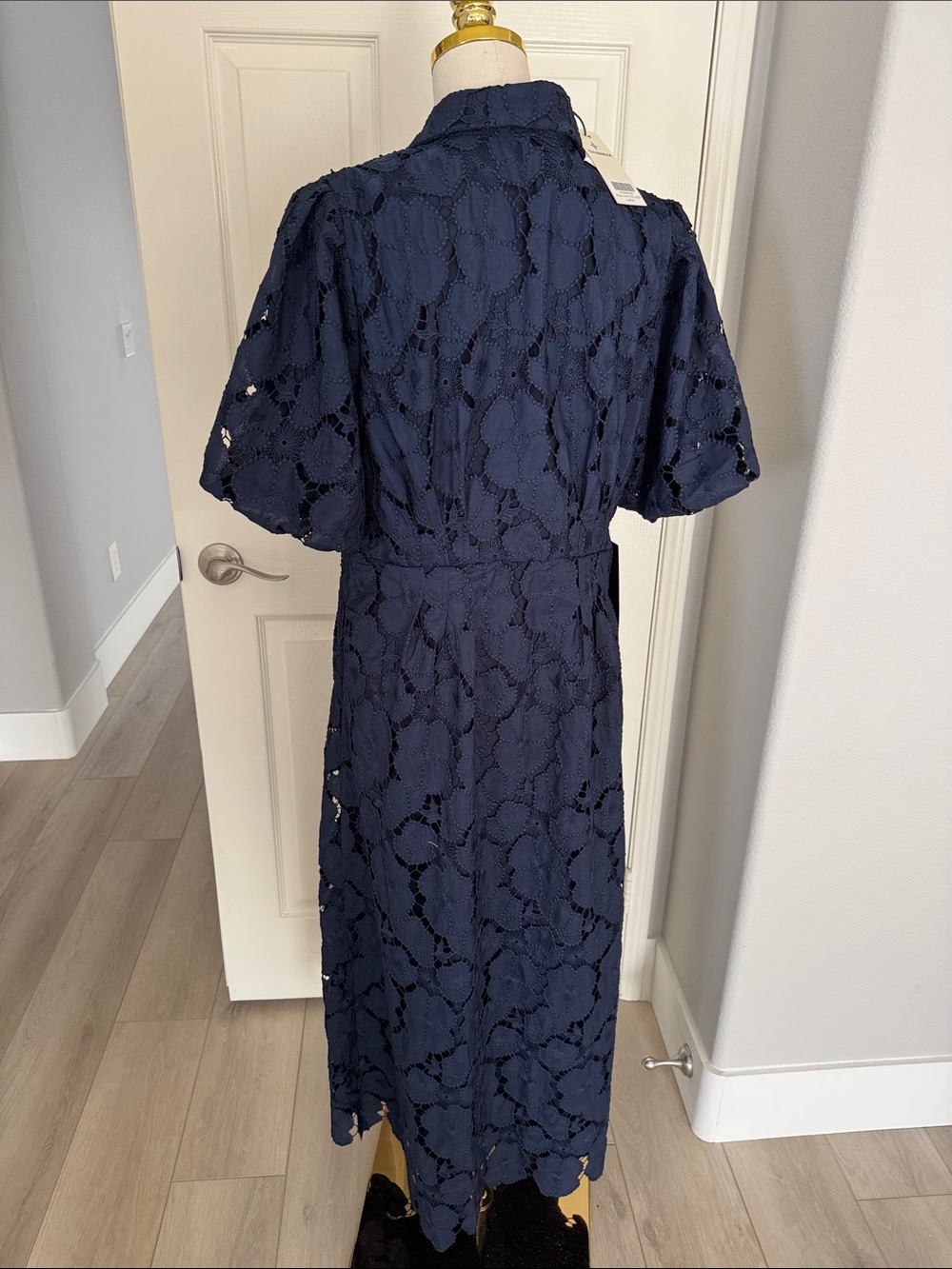 Tuckernuck Navy Eyelet Delaney Dress - Brand New With Tags, Size Large - Picture 8 of 10